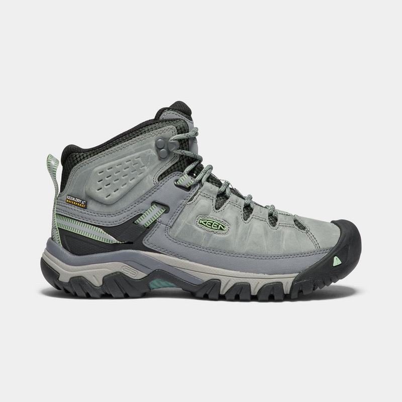 Botas De Montaña Keen Targhee III Waterproof Mid Para Mujer Verdes Claro - Botas Keen Mexico (654123